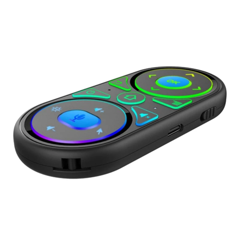 Голосовой микрофон Air Mouse с RGB-подсветкой гироскоп пульт дистанционного