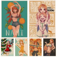 bandai nami movie posters kraft paper sticker diy room bar cafe posters wall stickers