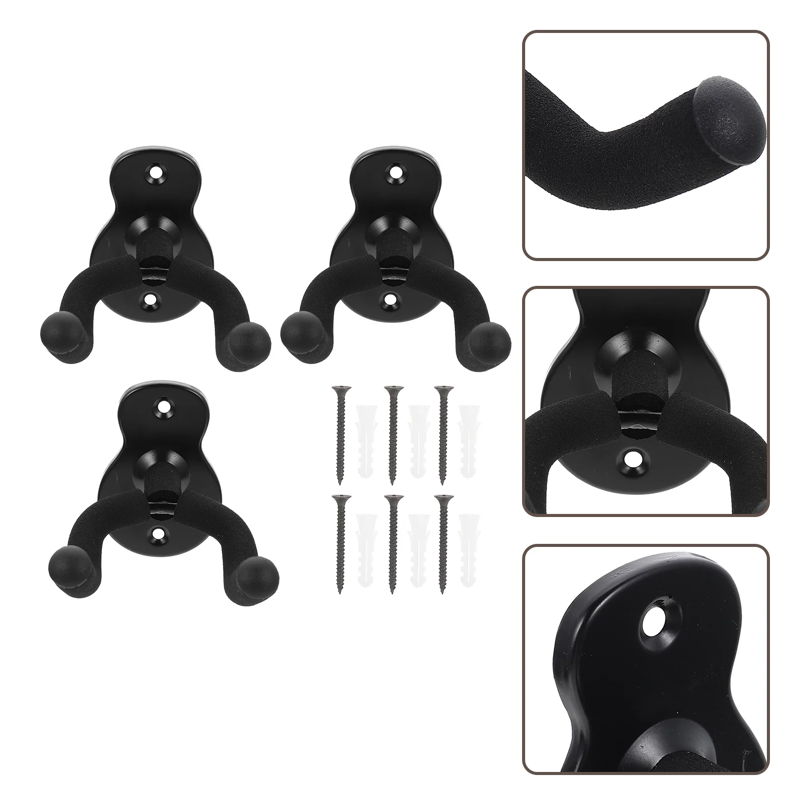 

1 комплект домашние вешалки для инструментов, прочная подставка для гитары, вешалки для гитары, настенное крепление для гитары, аксессуары д...