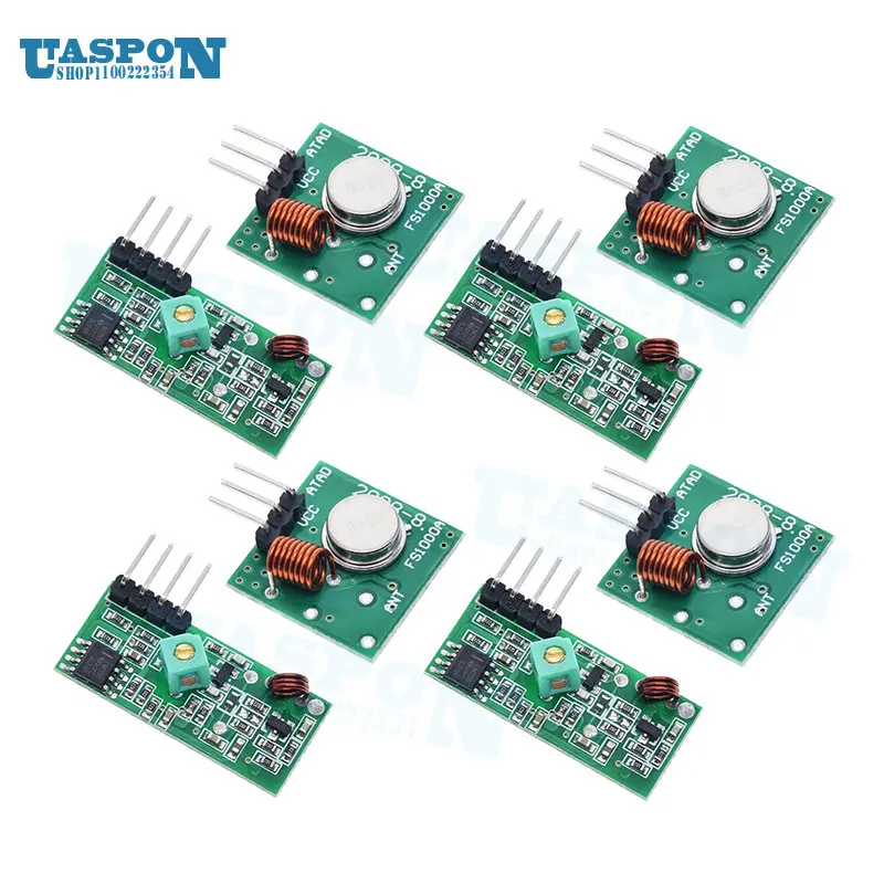 1 партия = 5 пар (10 шт.) 433 МГц стандартный модуль для ARM/MCU WL diy 433 МГц Беспроводная Бесплатная доставка