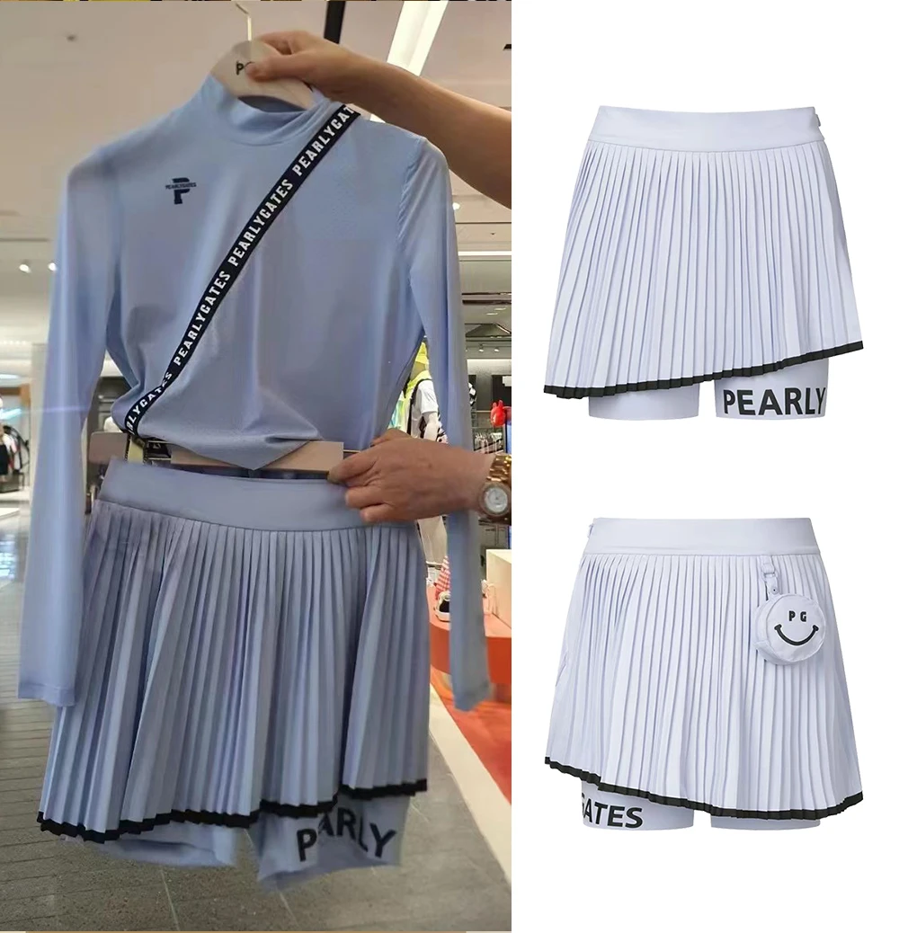 

Golf Shorts Skirts New Style Pretty Irregular Skirt Ladies Pleated Skirt Sports Skorts W822162