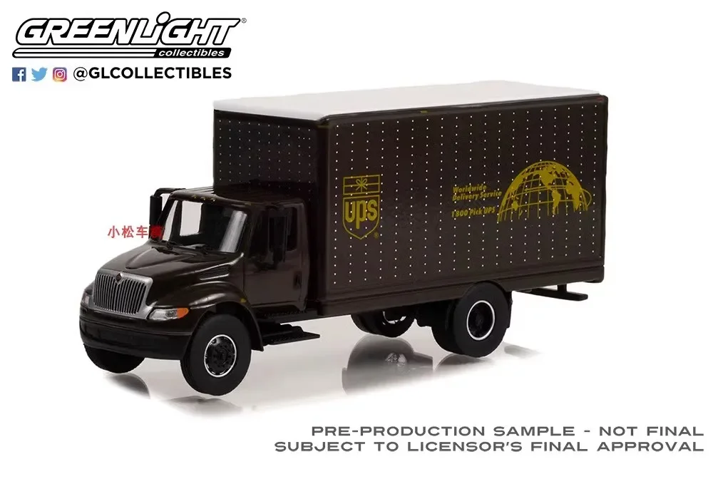 1:64 2013 Международная модель Durastar Box VAN - UPS литая металлическая автомобиля игрушки