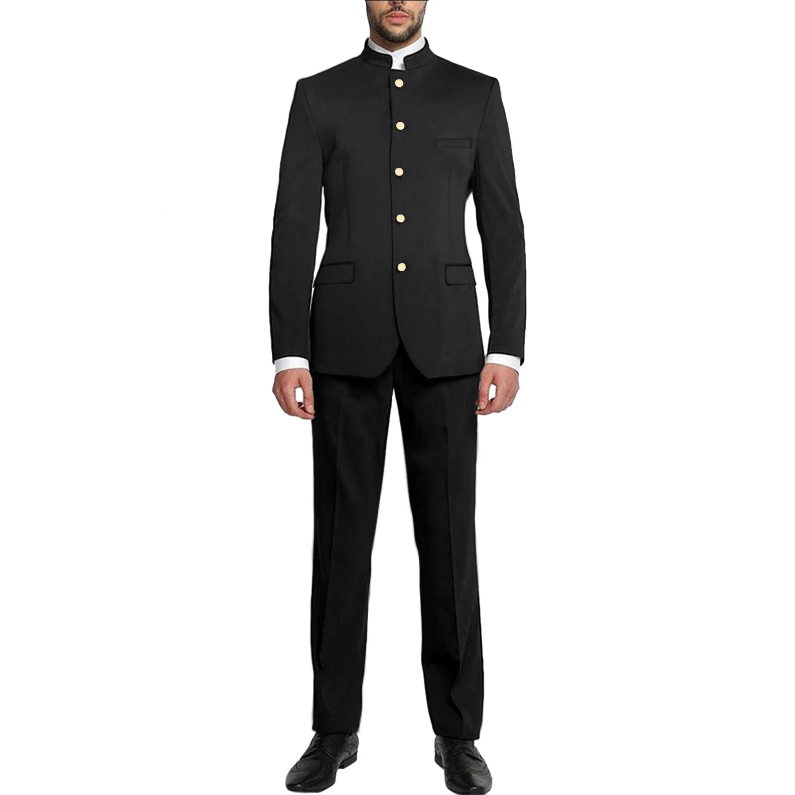 Potentiel Max Men's Long Sleeve Suits, Perfect for Vacation, Going Out, Party, School, Summer Spring Daily wear or Vacation