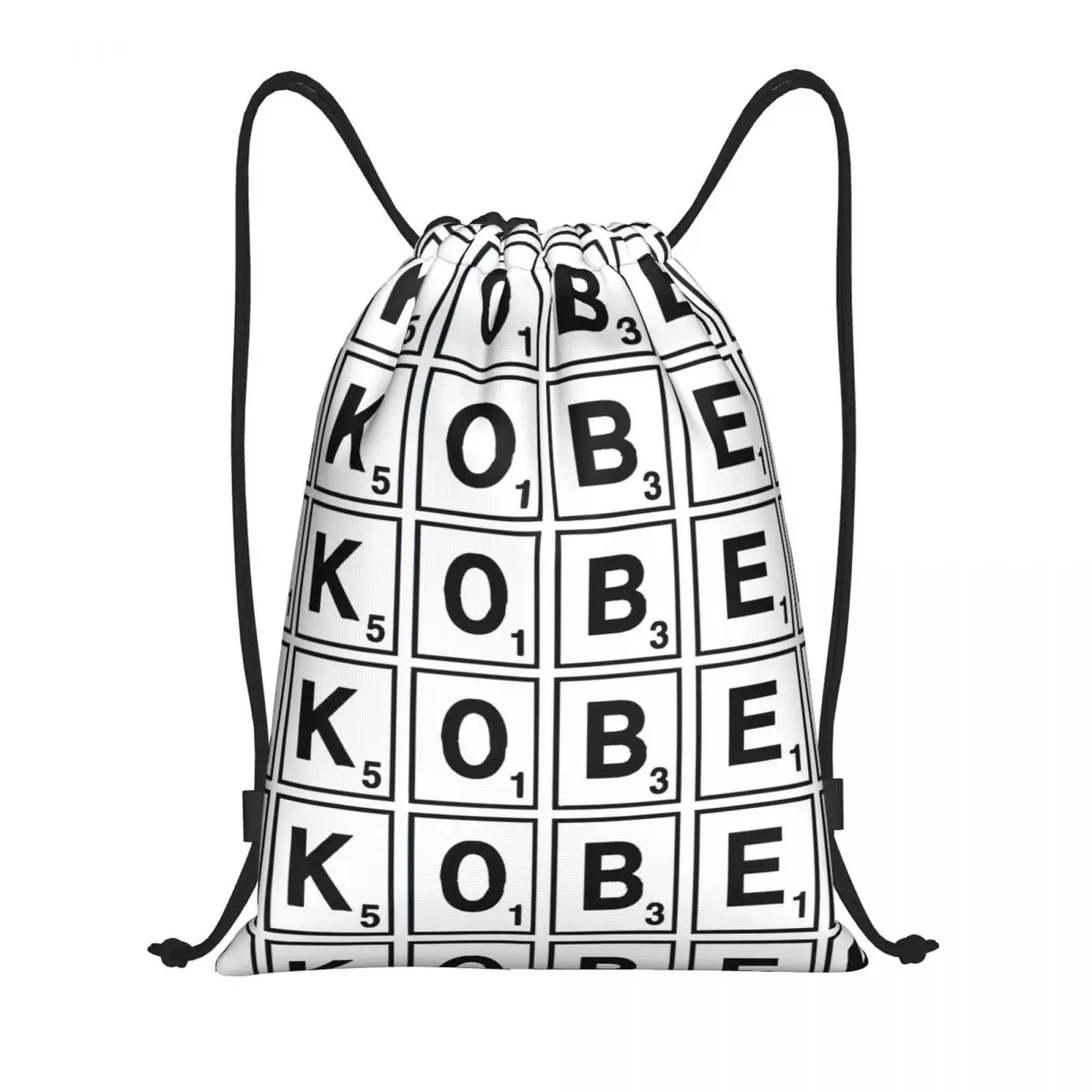 Drawstring Bags Gym Bag Kobes And Bryanter 24 Basketball Stars Durable   Vintage Backpack Drawstring Backpack Funny Novelty