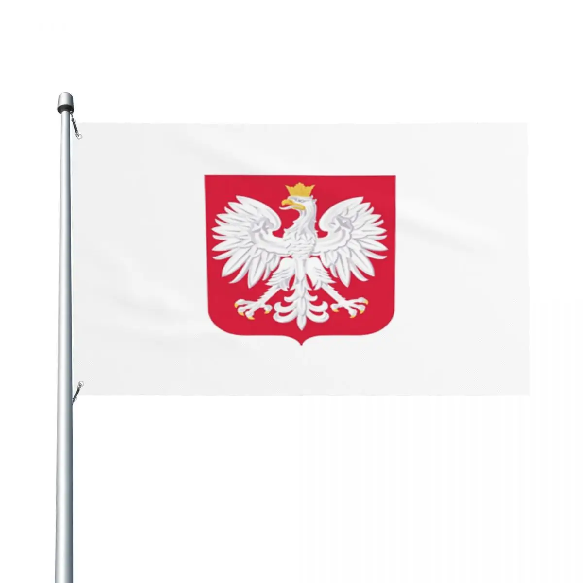 Польская эмблема Polska Польша Herb Polski A Односторонний печатный флаг