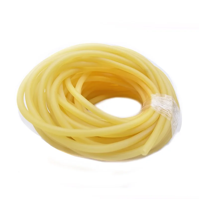 

Шланги из натурального латекса 2 м/5 м, 1,6, 2, 3, 4, 5, 6, 7, 9, 10, 12, 14, 17 мм, эластичные высокоэластичные хирургические медицинские трубки, Рогатка, катапульта