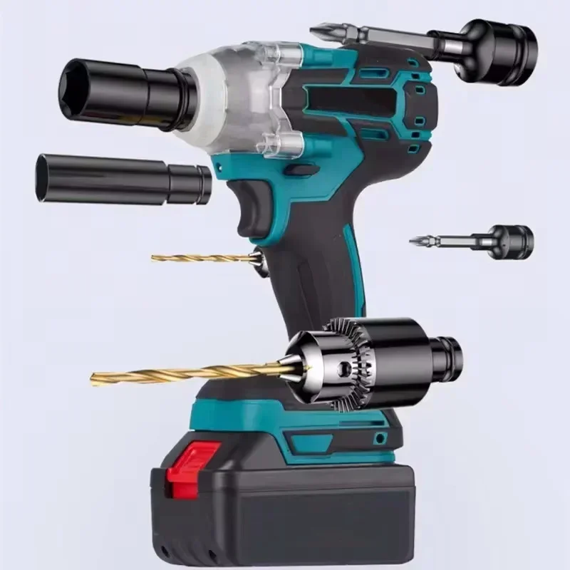 Беспроводной электрический ударный гайковерт электроинструмент бесщеточный