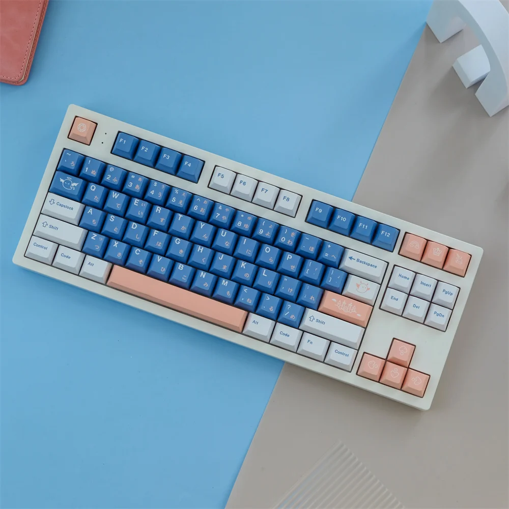 

130 Keys Gift Cherry Profile PBT Dye Sub Keycaps For Mx Switch Mechanical Keyboard GMMK Pro 6.25u 7u Spacebar 61 64 68 84 87 98