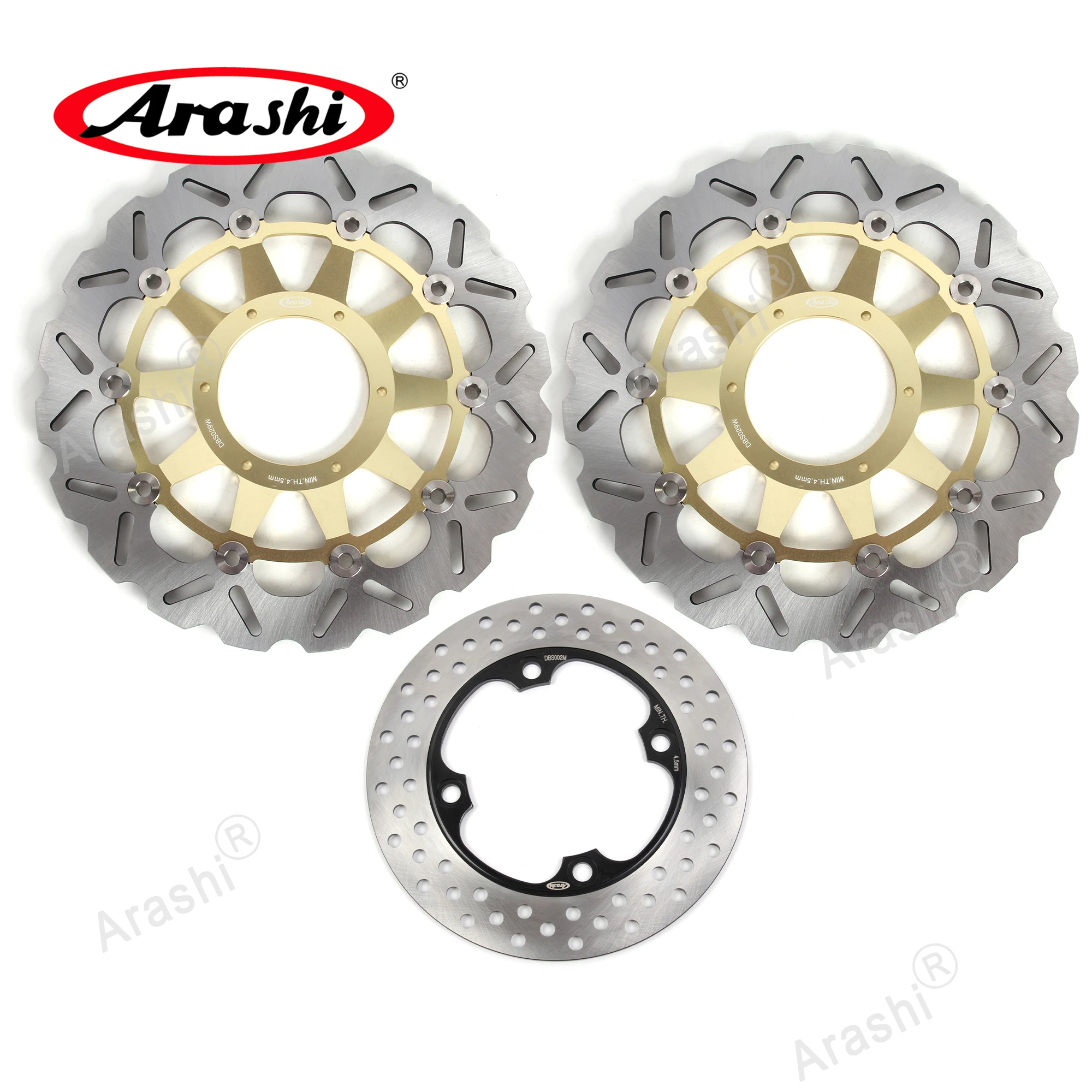 

ARASHI Brake Disc For HONDA VTR SP1 RC51 1000 2000 2001 2002 2003 2004 Front Rear Brake Rotor CBR1000RR 2006 2007 CBR 1000 RR