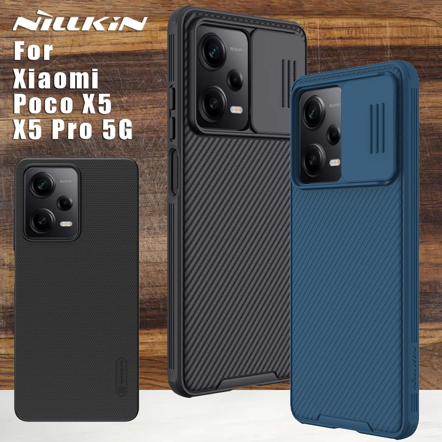 NILLKIN for Xiaomi Poco X5 Pro Case with Lens cover