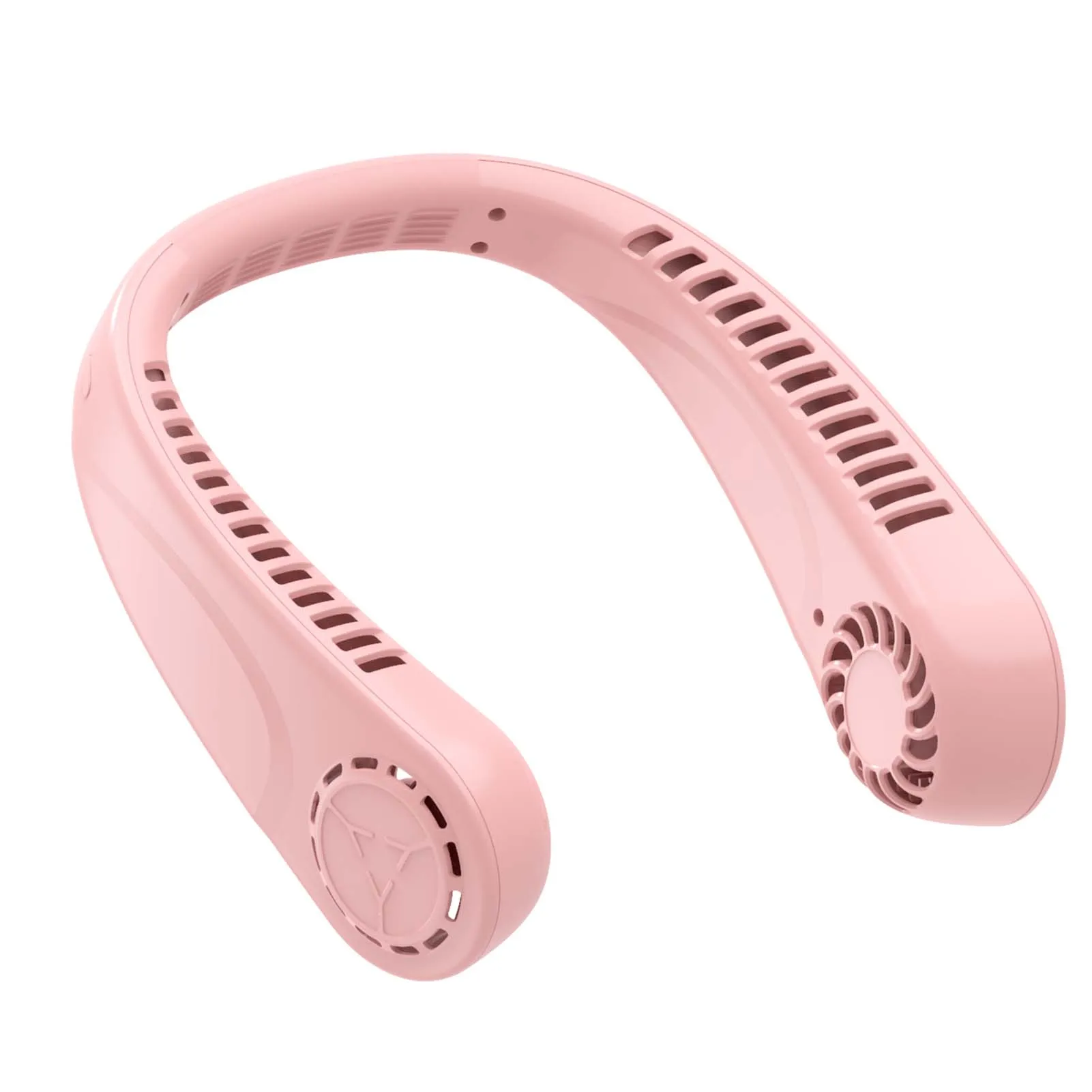 

Hands-Free Neck Fan Leafless Neck Fan 3 Speeds Adjustment Hands-Free Bladeless Fan Quiet Neck Cooler For Women Men