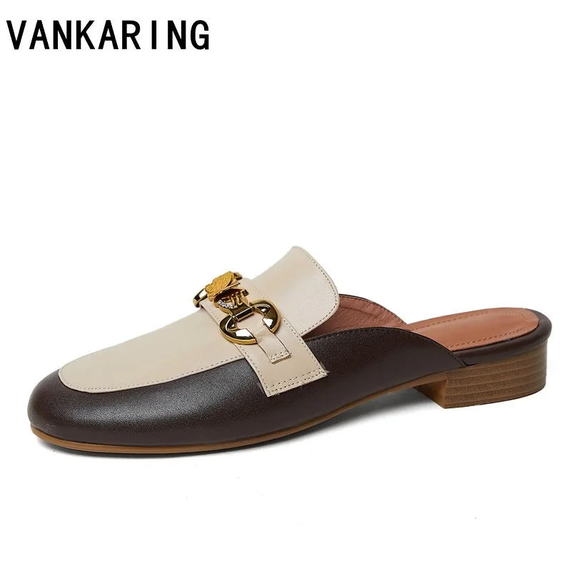 

Босоножки женские кожаные с бантом и цепочками, модные сандалии на высоком толстом каблуке, тапочки для вечеринки, Классическая обувь для о...