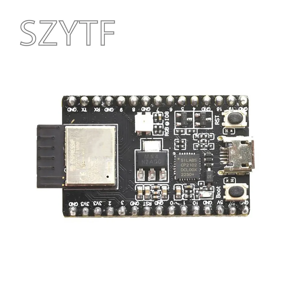 

ESP32-C3-DevKitM-1 ESP32-C3 Development Board ESP32-C3-MINI-1 WiFi BLE Wireless Module