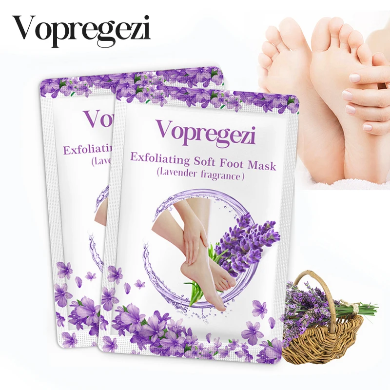 

Vopregezi 3/4/5/6/7packs Foot Mask Exfoliating Moisturizing Heel Peeling Dead Skin Foot Mask Socks for Pedicure Peel Feet Mask