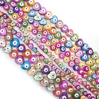 1 strand 8 25mm natural freshwater pearl eye shell loose beads strand colorful heart shape flower shape diy for making necklace