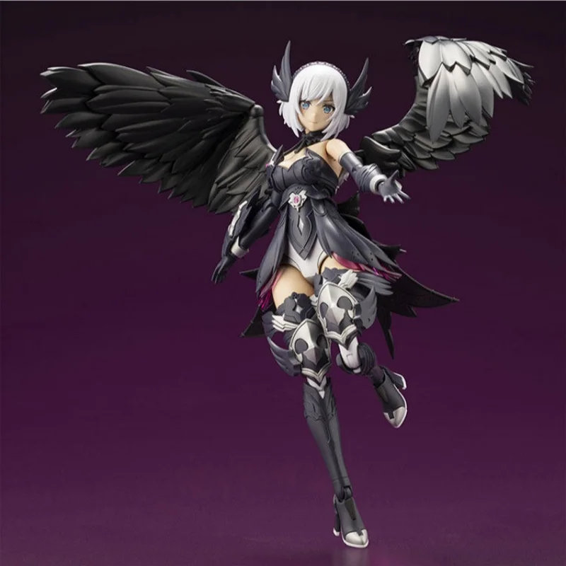 Фото Коллекционная аниме-фигурка Kotobukiya Arcanadia Lumitea Black Angel Mech Girl (пластиковый сборный конструктор AR010) для демонстрации №3