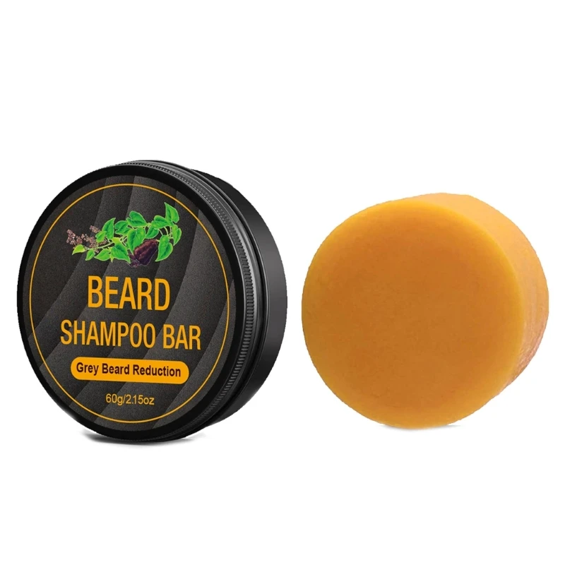 

Portable Beard Shampoo Bar for Your Beard Care Gray Hair Reduction Gift Drop Shipping