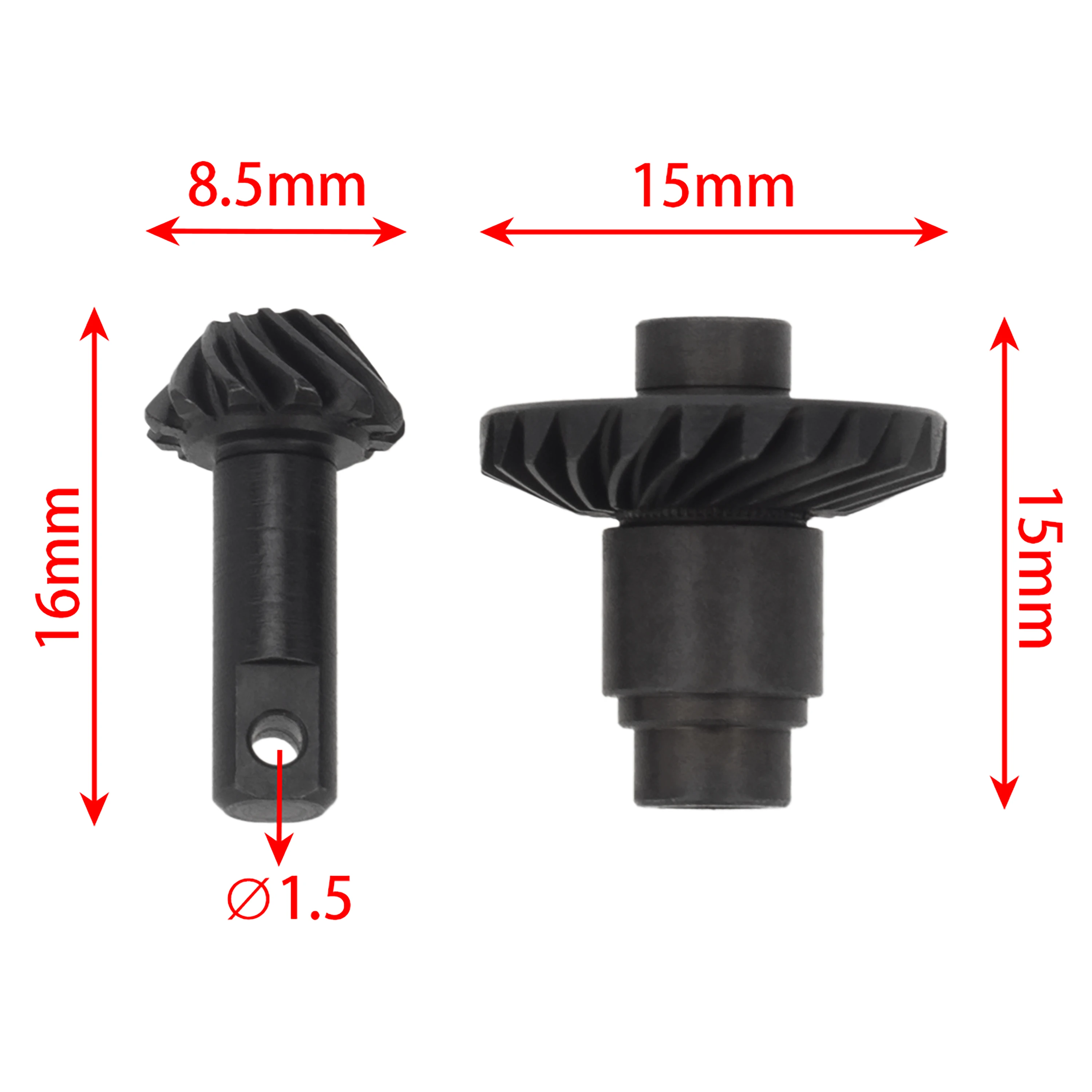 Фото MEUS Racing 12-22T TRX4M Overdrive дифференциал, набор винтовых дифференцированных шестерен для TRX4M Bronco Defender K10 F150 1/18 RC CAR №4