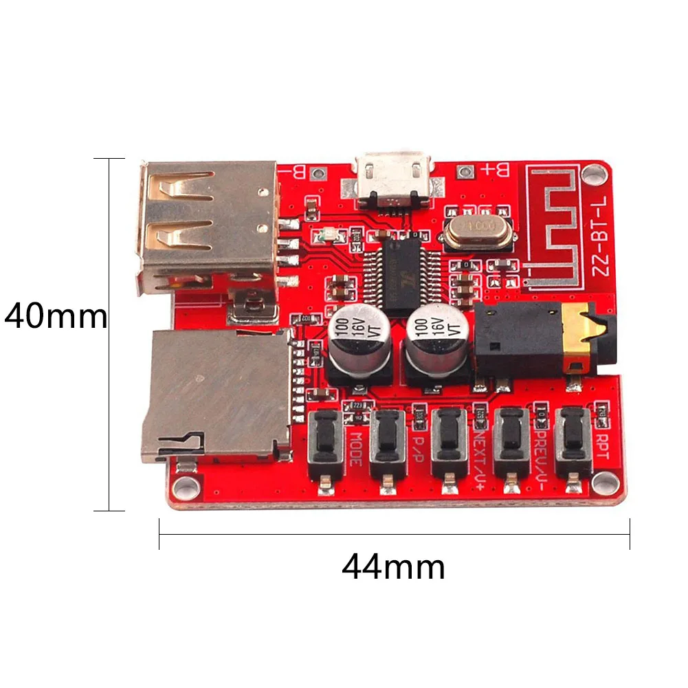 

Плата Bluetooth декодера Micro USB 5 В, Модифицированная Плата усилителя управления режимом, плата Bluetooth 4,1, автомобильная микросхема для динамика