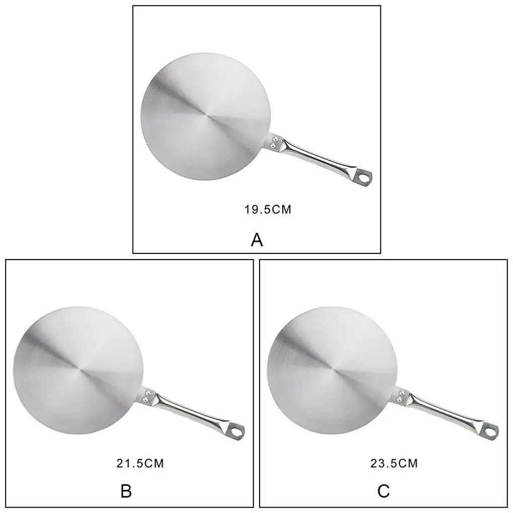 

Induction Hob Converter Heat Diffuser Discs Practical Durable Frying Pan