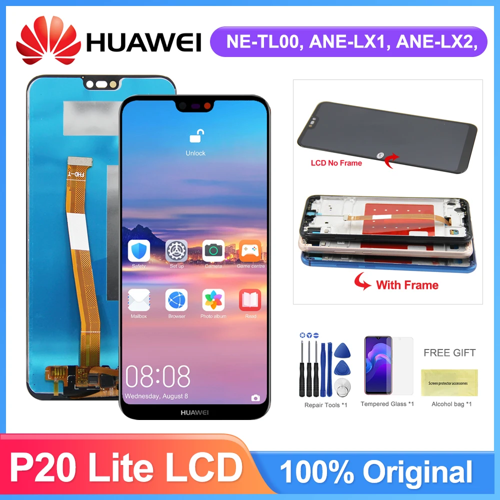 

5.84'' Display Screen for Huawei P20 lite NE-TL00 ANE-LX1 Lcd Display Touch Screen Digitizer Replacement for Huawei Nova 3e