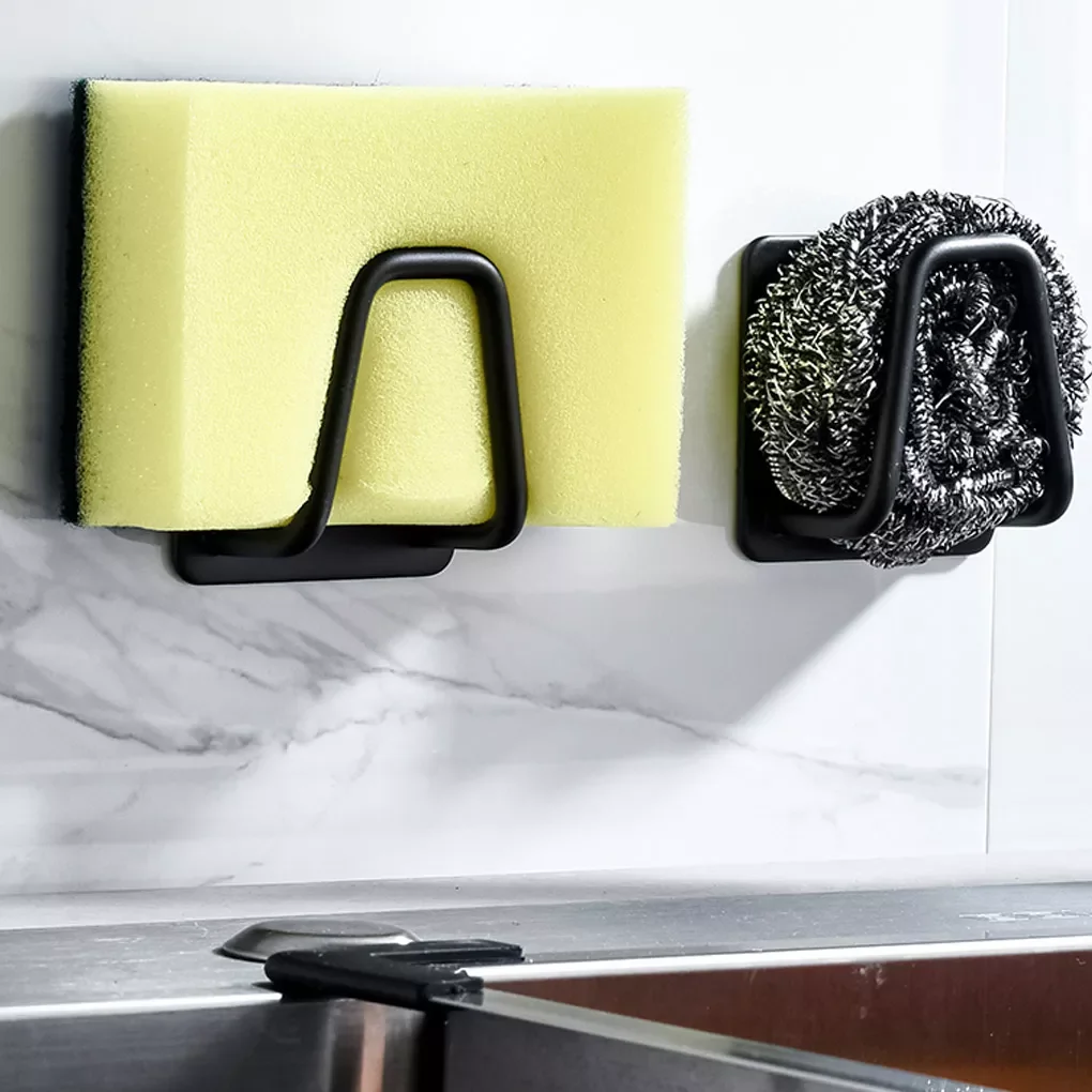 

Sink Sponge Drain Rack Home Storage Holder Organizer Stainless Steel Sponges Holder Kitchen Sink Organizer