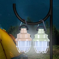 led camping lantern 4 modes outdoor tent lighting waterproof 2000mah power bank hanging led lights with carabiner clip for home