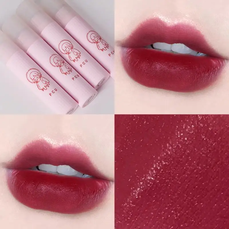 

6 Colors Lip Tint Mud Velvet Mattelipgloss Waterproof Liquid Lipstick Moisturizing Lip Glaze Lips Makeup Pink Lip Gloss