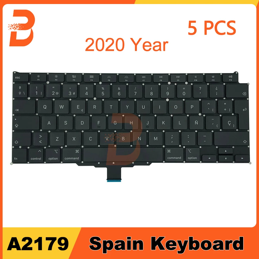 

5 pcs/lot New Laptop keyboard Replacement For Macbook Air 13" A2179 Keyboard Spanish Spain Layout 2020 Year EMC 3302