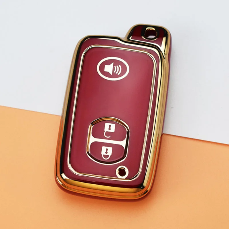 

ТПУ чехол для автомобиля 2/3/4 Φ Fob чехол для Toyota Land Cruiser LC200 Prado 150 Camry чехол для ключей с кнопками RAV 4 аксессуары