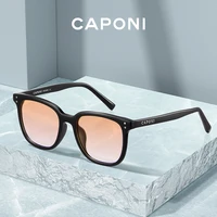 caponi tr 90 sunglasses classic polarized sun glasses gradient sunset pink korean designer womens glasses uv400 protect cp9030