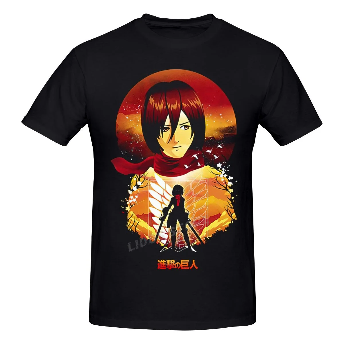 

Футболка Эрена из «атаки на Титанов», одежда в стиле Харадзюку, футболка с коротким рукавом, 100% хлопок, свитшоты, графическая футболка, бренд...