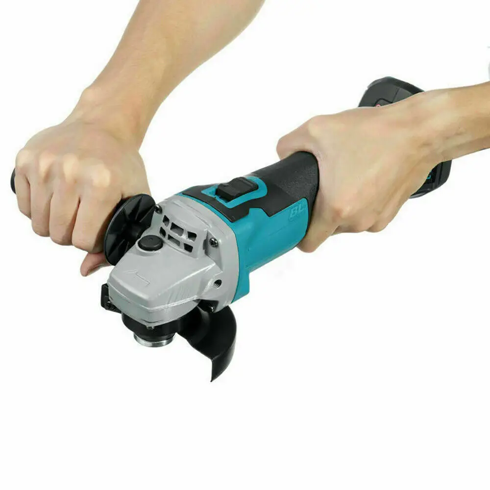 

Magnitt 125mm Brushless Electric Angle Grinder Cutting Machine Power Tool +Lithium-Ion Battery for Makita 18V Battery