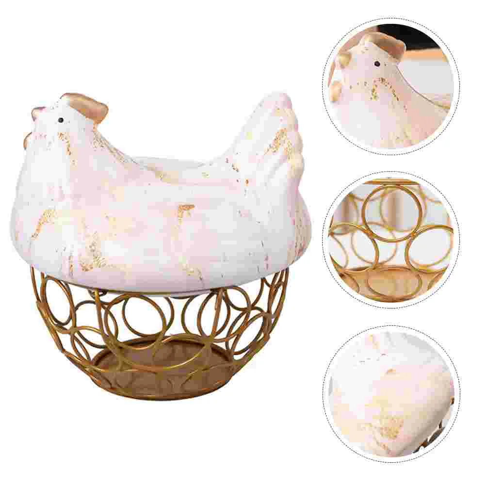 

Decorative Fruit Basket Delicate Egg Basket Household Vegetable Basket Kitchen Supply