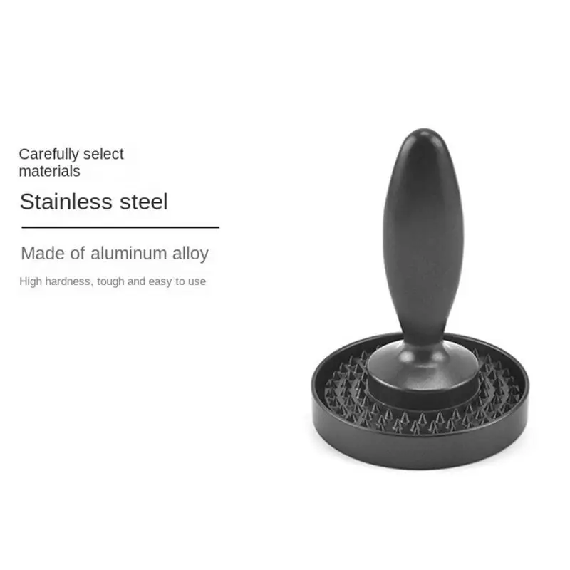 

Meat Cake Press 439g Easy Demoulding Steak Hammer Edge Rounded Fit Hand Type Easy To Use Hamburg Mold Black Meat Hammer