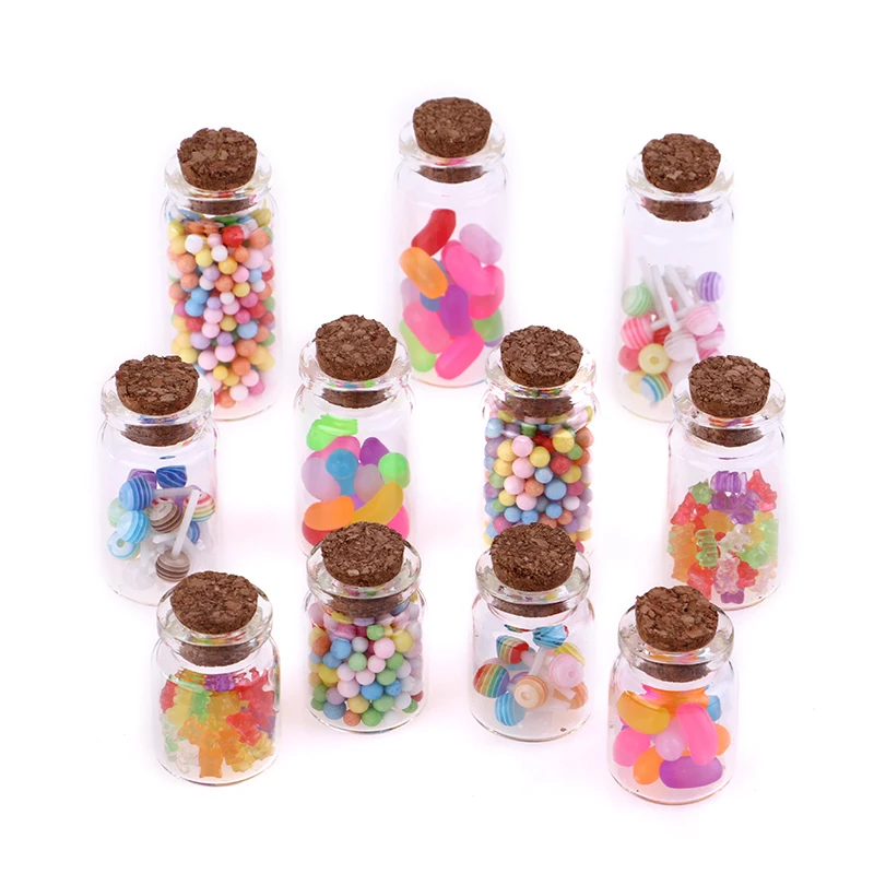 

Small Glass Jars Message Vials Cheap Cork Small Mini Shipping Stopper Glass Bottle DIY Containers For Doll House