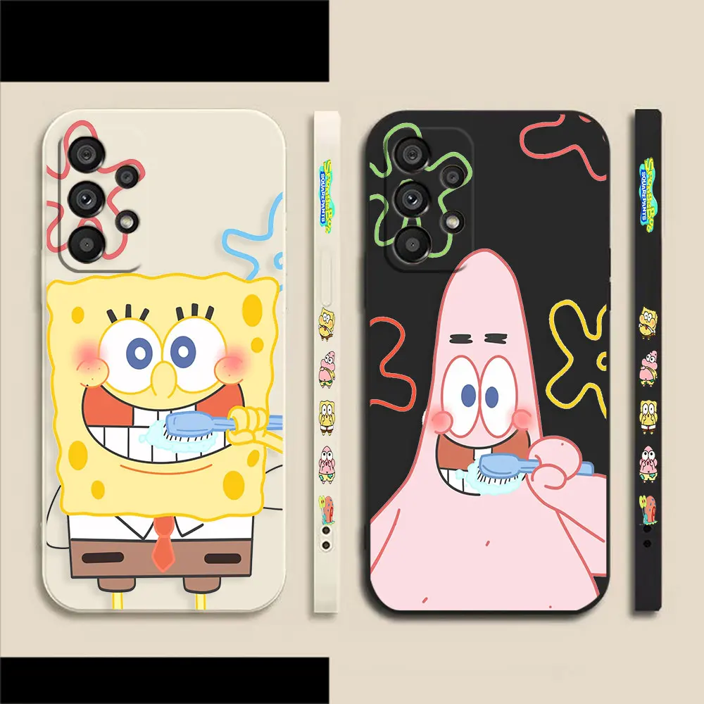 

Funny S-SpongeBob Patrick Star Case For Samsung Galaxy A91 A14 A73 A72 A71 A53 A52 A51 A42 A33 A32 A23 A22 A13 A12 4G 5G Case