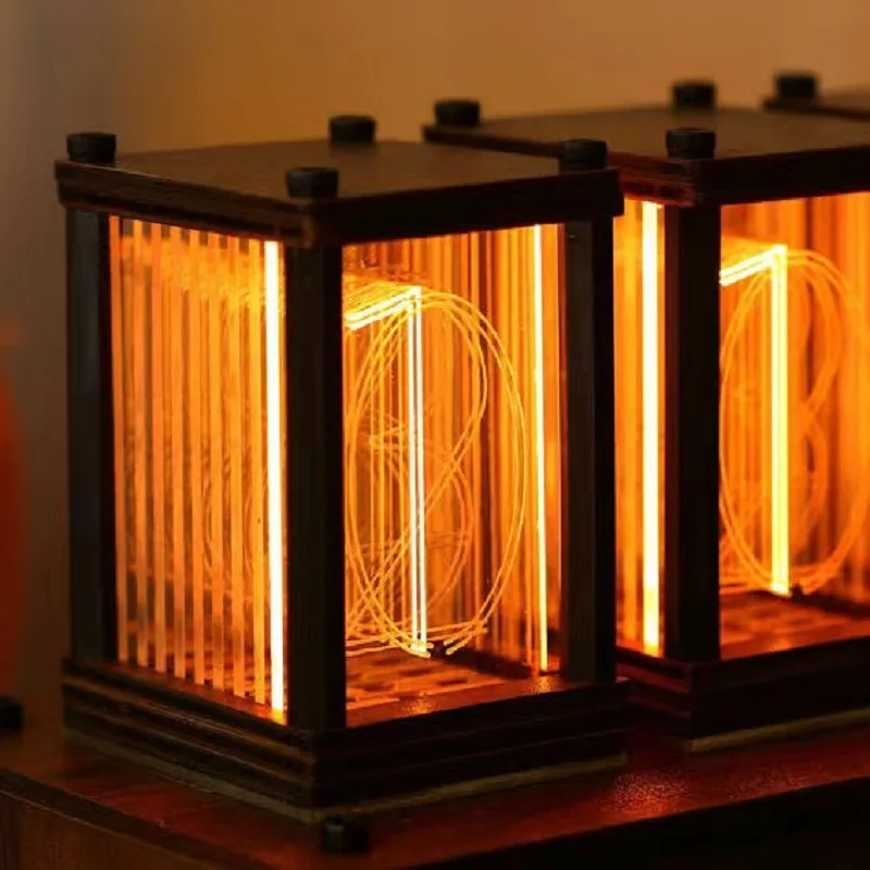 

LED Color Clock Light USB Power Desktop E-sports Atmosphere Lamp Alarm Clock Birthday Gresent Gift