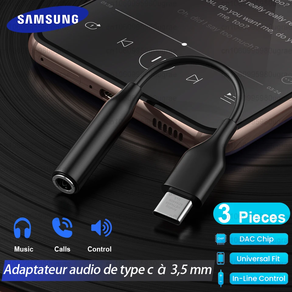 Оригинальный адаптер для наушников Samsung Galaxy S22 Ultra S20 FE Note20 A53 A73 |