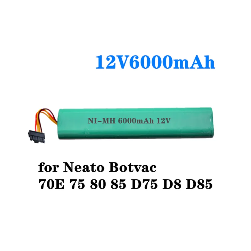 

Обновление 4000 мАч 6000 мАч 12 в Ni-MH Akku для Neato Botvac 70E 75 80 85 D75 D8 D85 Vakuum очистители Akku