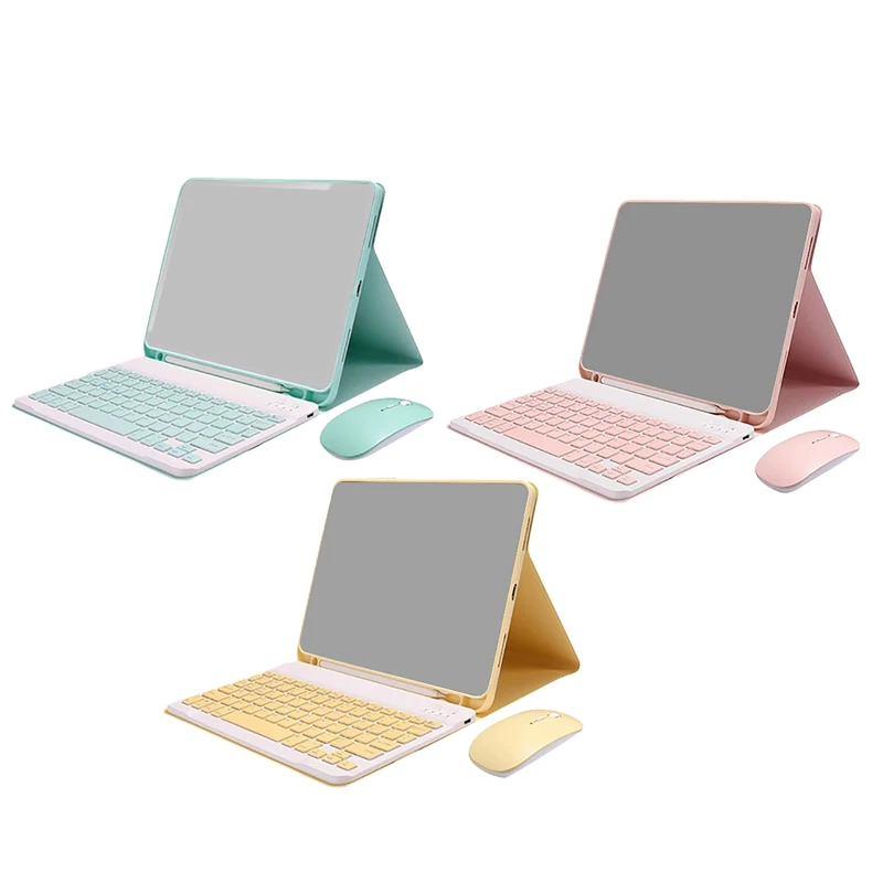 

For 2020 New Ipad Pro 11-Inch Tablet PC Case Bluetooth Mouse Keyboard Set