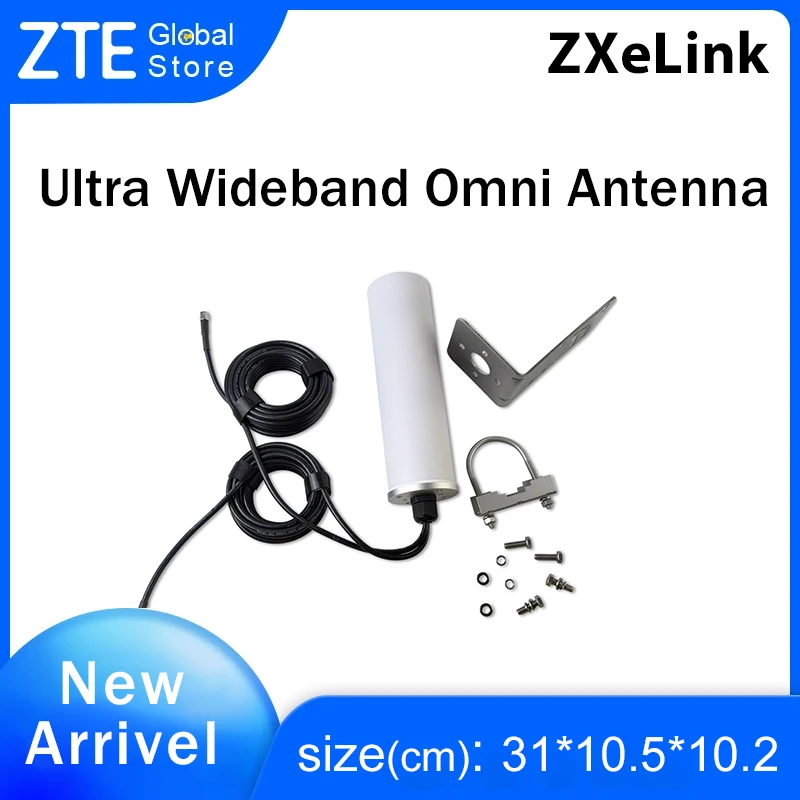 

ZTE ZXeLink ультра широкополосная всенаправленная антенна 5G 4G LTE MIMO 2 кабеля с высоким коэффициентом усиления всенаправленная антенна, антенна д...
