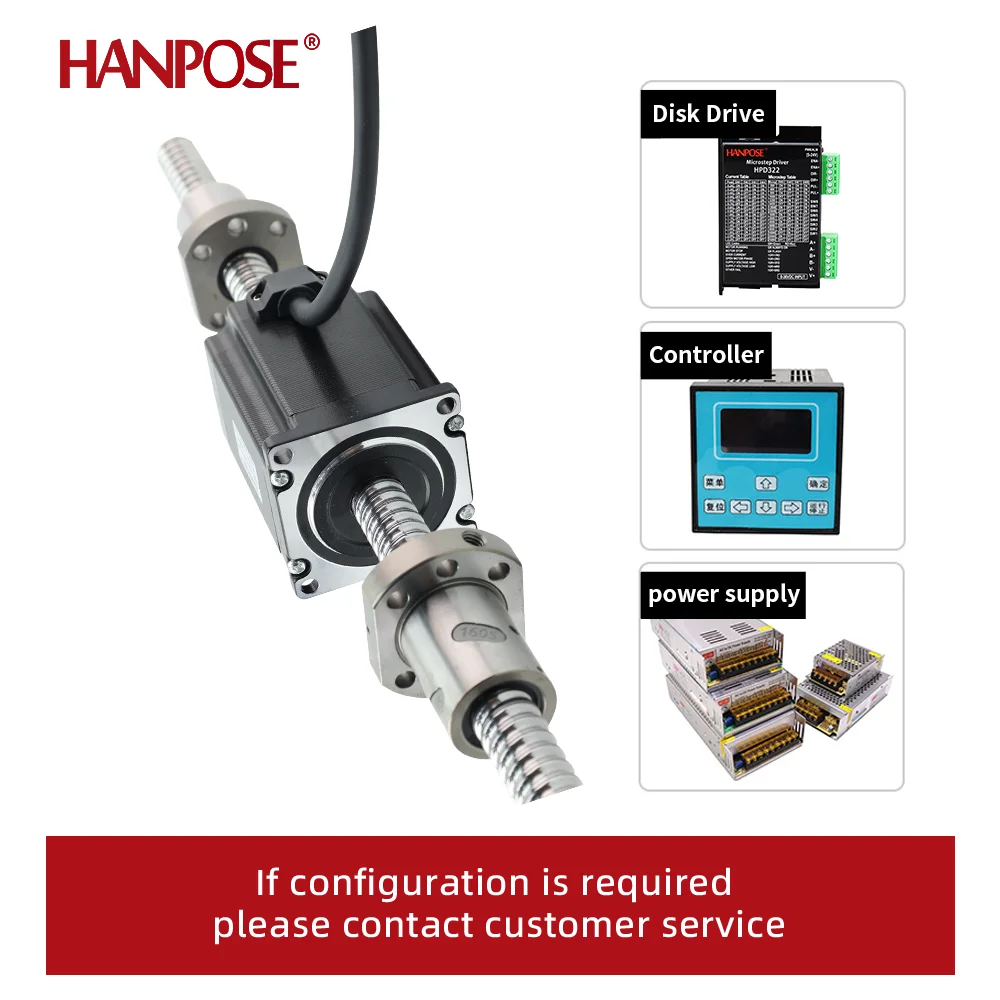 nema 23 Шарико-винтовой двигатель 57X76 мм 2 8A 189N.Cm 57HB76-RL1605 100 200 и шарик с передними