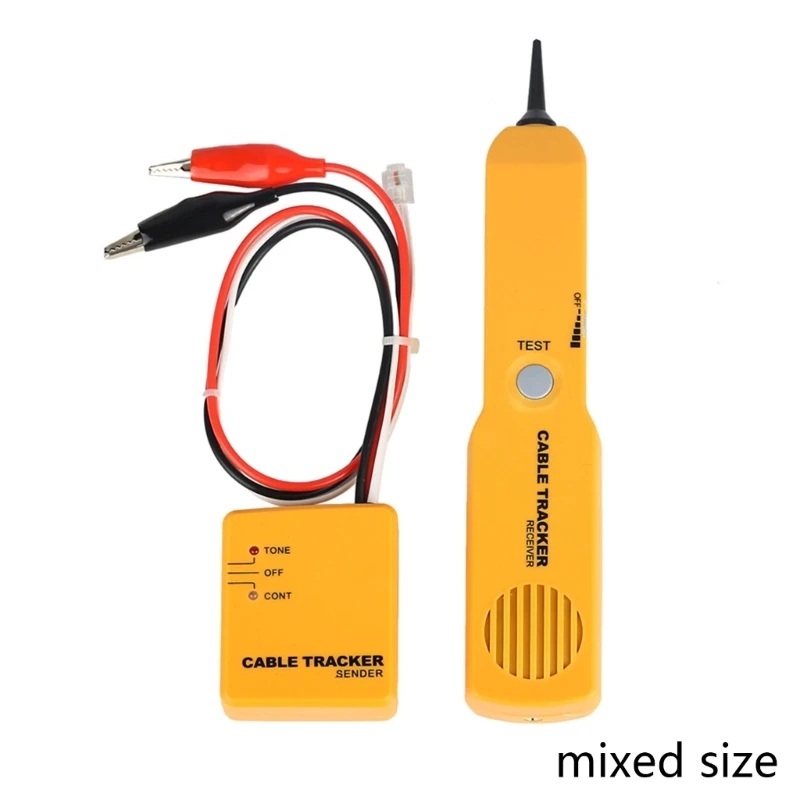 Cable Tracer with Probe Tone Probe Kit for Telephone, Internet, Video, Data and Communications Cables