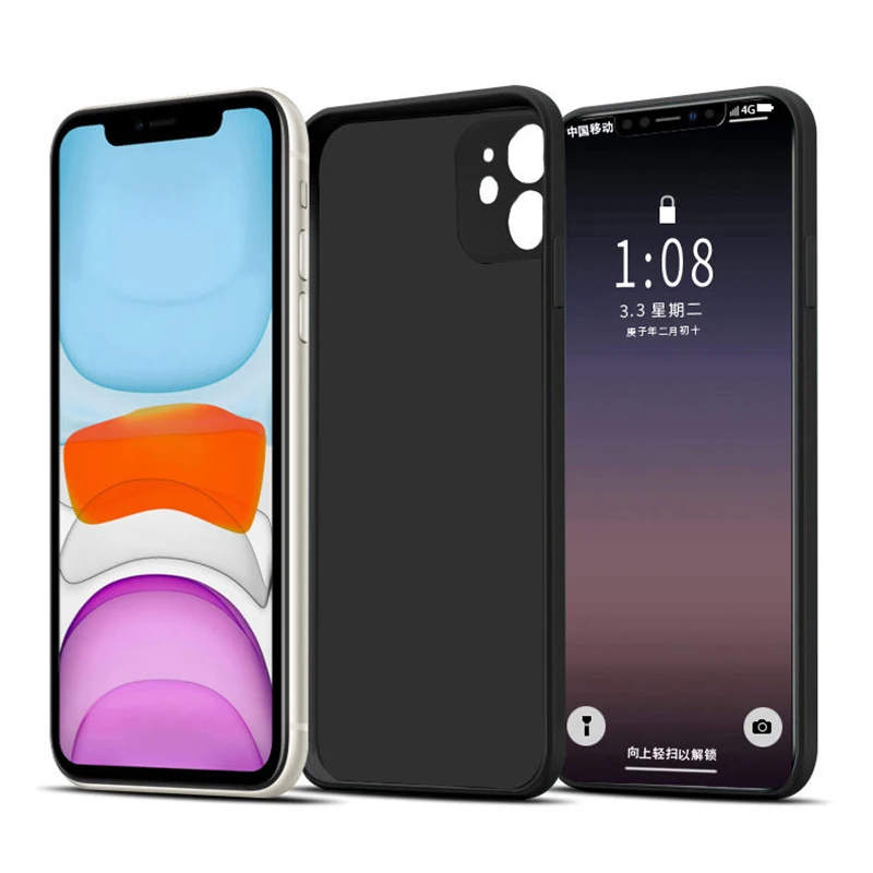 Чехол для телефона с изображением кота и мыши iPhone 12 13 11 Pro 6 7 8 Mini XR X XS MAX SE 2020 мягкий