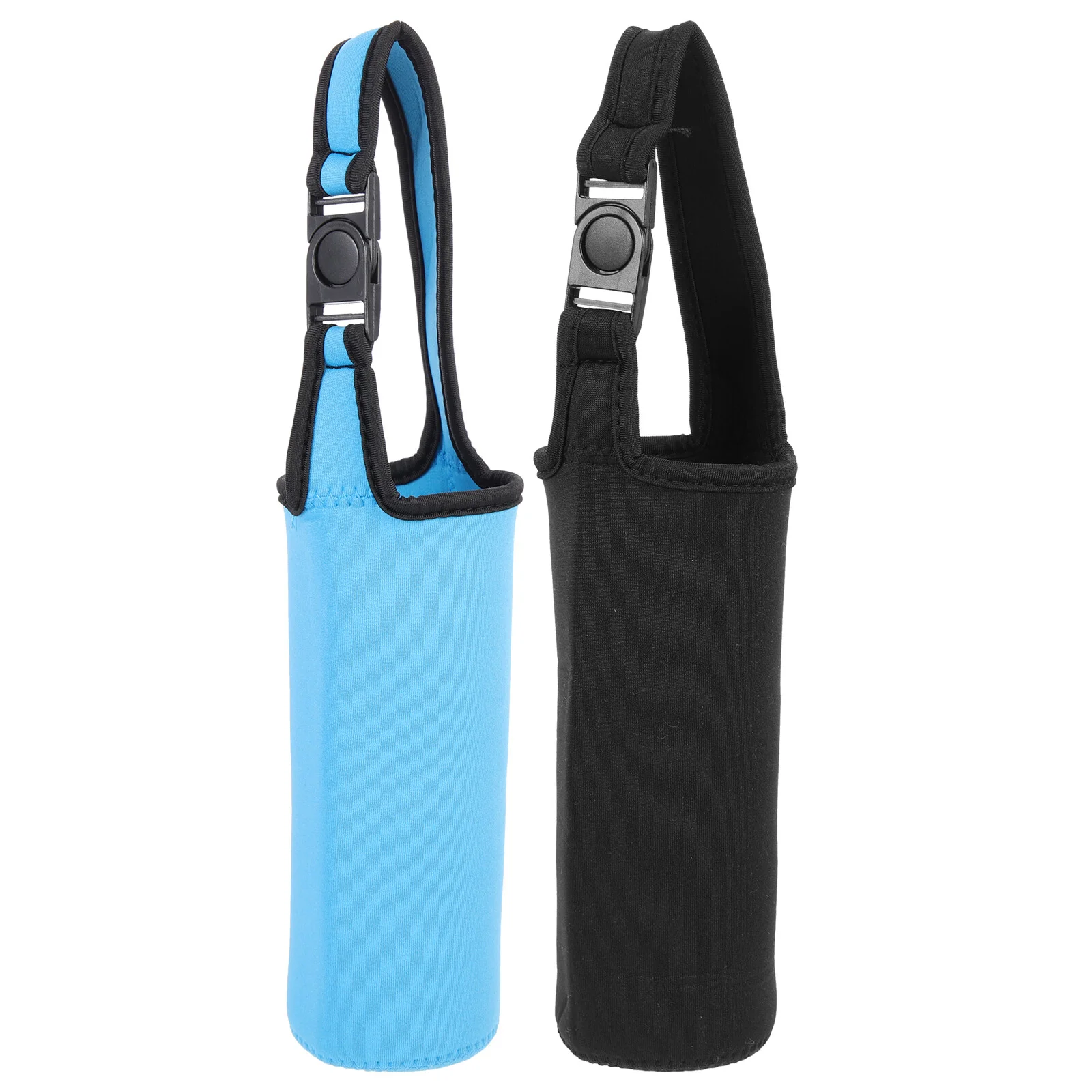 

2 Pcs Water Jug Insulated Cup Sets Bottle Protection Cover Travel 17X6CM Sleeve Sky-blue Diving Fabric Holder