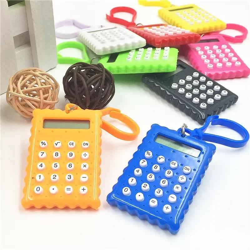 

Mini Calculator Pocket Student Mini Electronic Calculator Biscuit Shape School Office Supplies Mini Calculator 2021