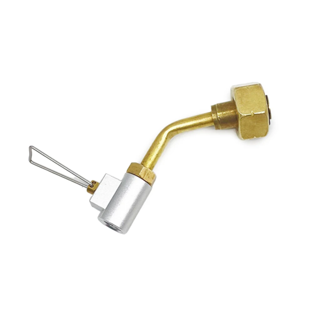 

Coupler Valve Butane Gas Adapter Practical Refill Converter 100g 9*6*5cm Copper+Aluminium Alloy Cylinder Tank Brand New