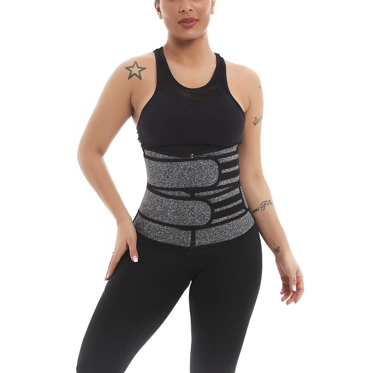 1Pcs Women Body Shaper Belt Hot Sweat Neoprene Sauna Suit for Weight Loss waist Cincher Workout M | Спорт и развлечения