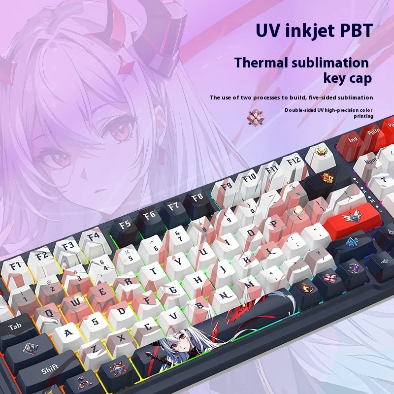 Механическая клавиатура Reddragon Ks99 3 режима настройка беспроводная RGB с горячей